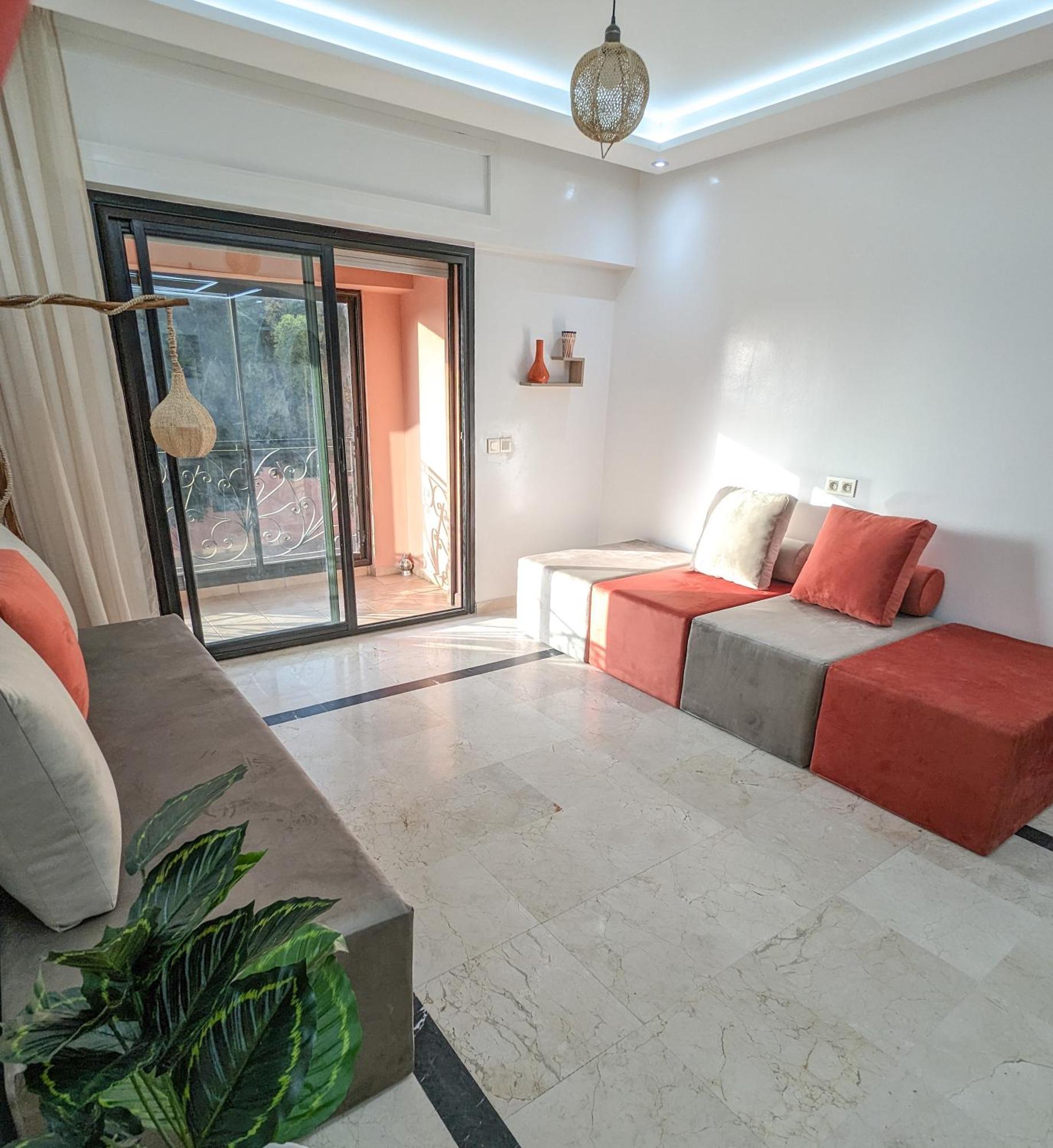Apartement Panoramic View Majorelle Garden With Pool Μαρακές Εξωτερικό φωτογραφία