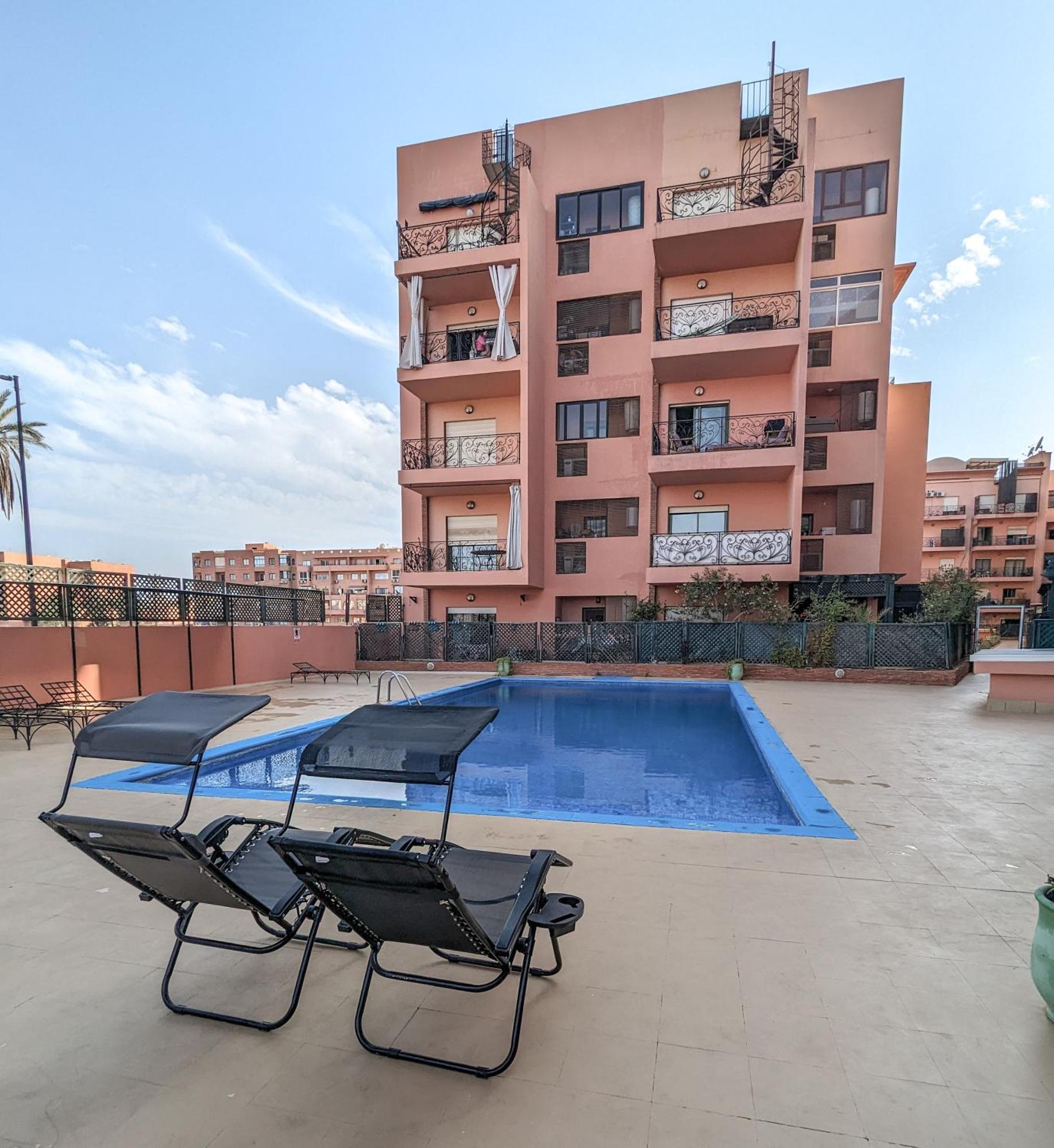 Apartement Panoramic View Majorelle Garden With Pool Μαρακές Εξωτερικό φωτογραφία