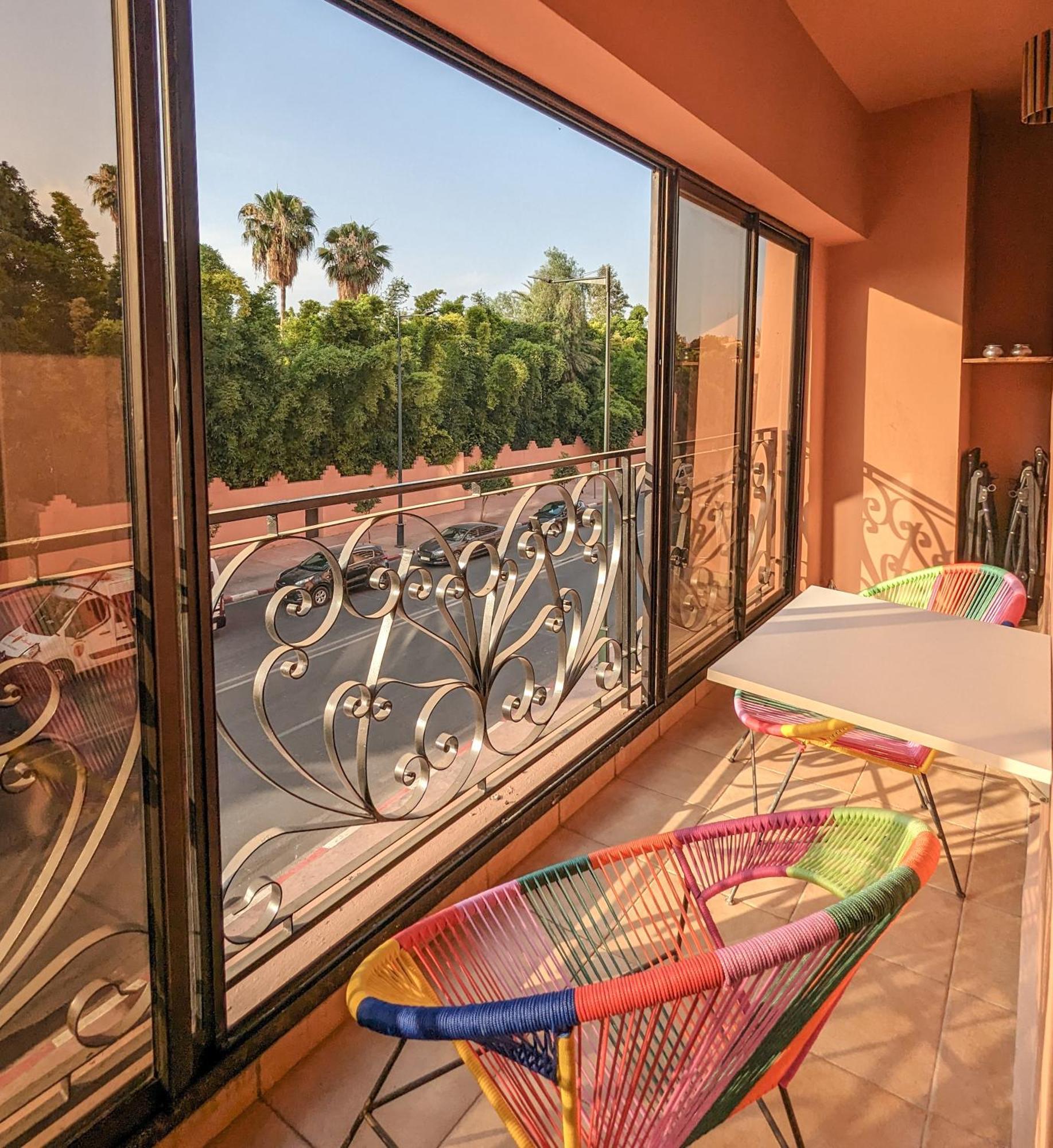 Apartement Panoramic View Majorelle Garden With Pool Μαρακές Εξωτερικό φωτογραφία